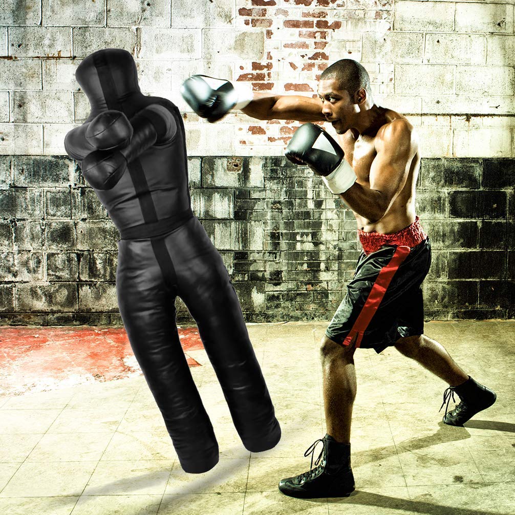 Aoneky Box-Dummies 1.8M, Filled Weight Up to 65KG - Grappling Dummy Punching Bag for Boxing, MMA, Judo, Martial Arts, Jiu-Jitsu, Wrestling (unfilled)