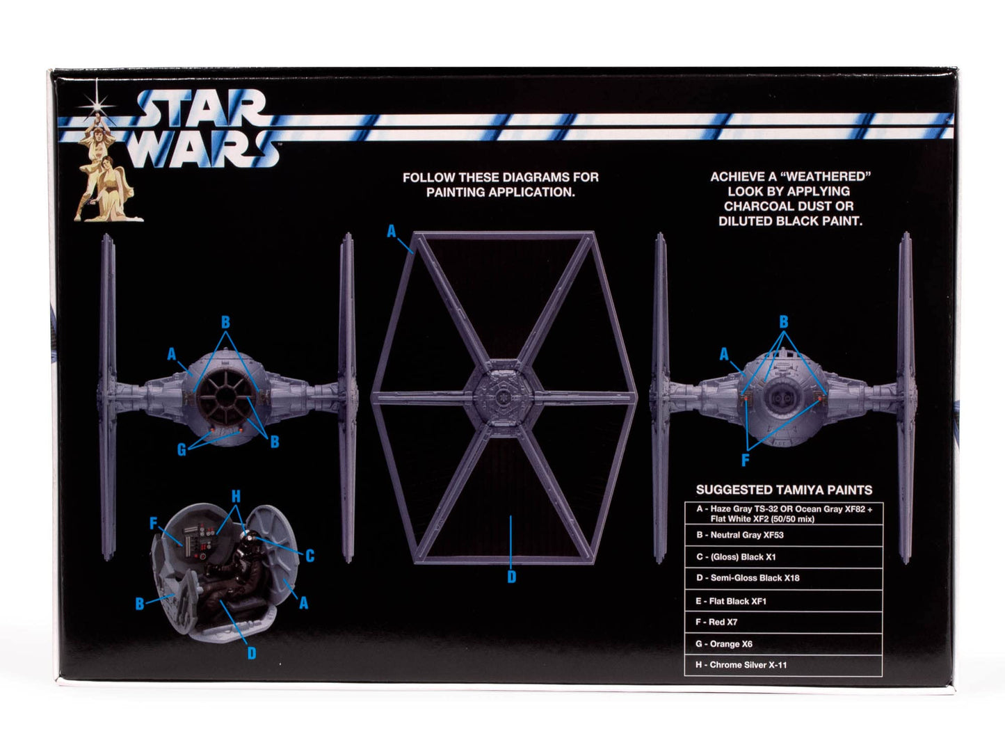 AMT Star Wars: Krieg der Sterne TIE Fighter Model Kit in 1:48 scale.