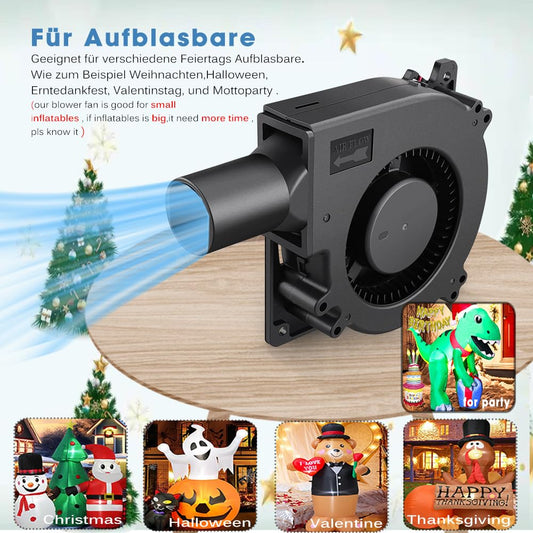 GDSTIME 120mm fan 230V radial fan 120mm x 32mm turbine fan double ball bearings 4V -12V adjustable turbines turbo for PC computer 3D printer BBQ inflatable fireplace picnic laser cutter