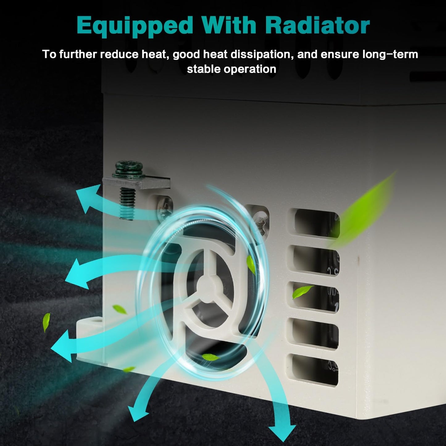 Ailao Frequency Converter 230V VFD Motor Speed Controller 1 Phase Input 3 Phase Output Frequency Converter CNC Converter 1.5KW with 2M Extension Cable.