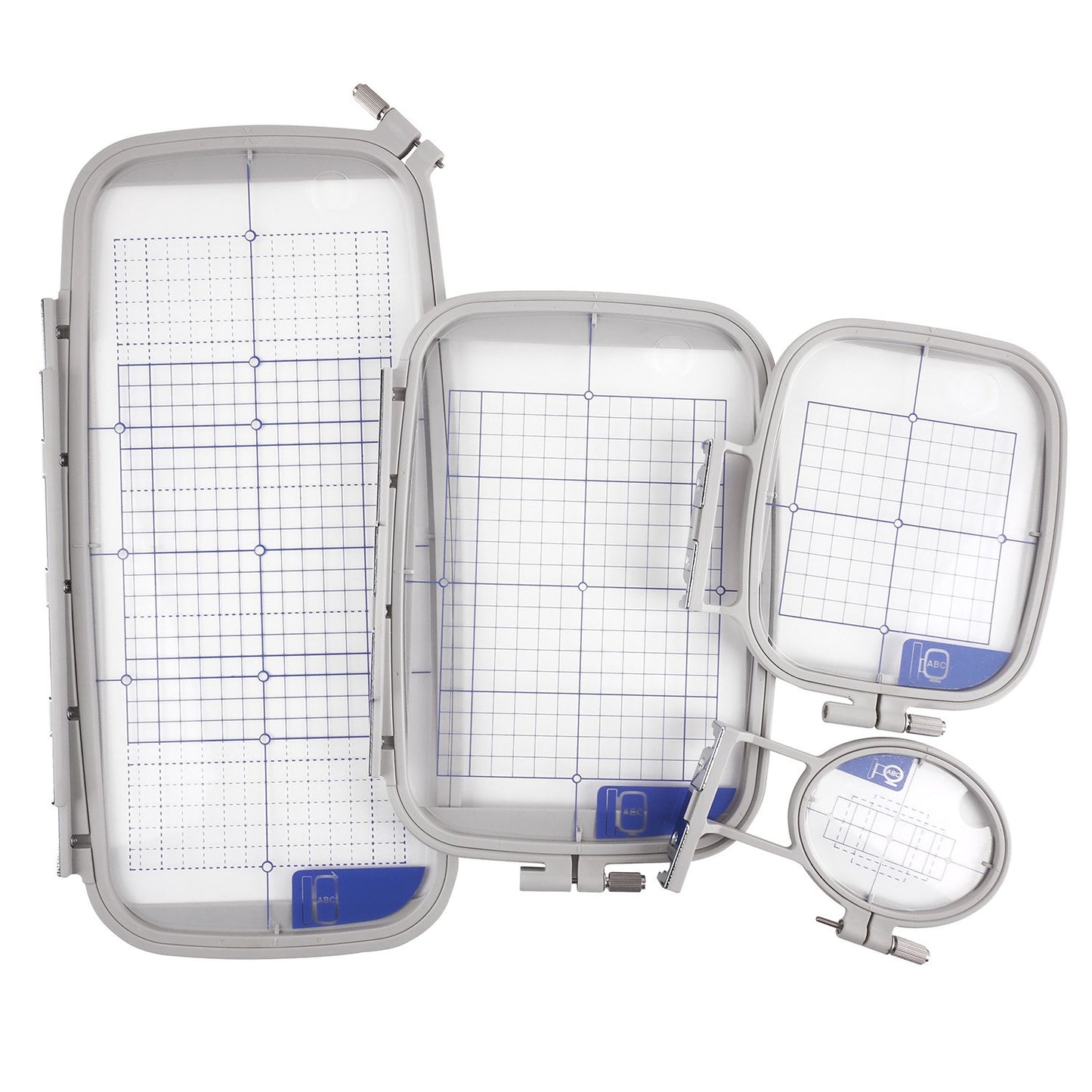 4-piece embroidery hoop set for BROTHER embroidery machine - Embroidery hoops 4 pieces for 700E - 750E