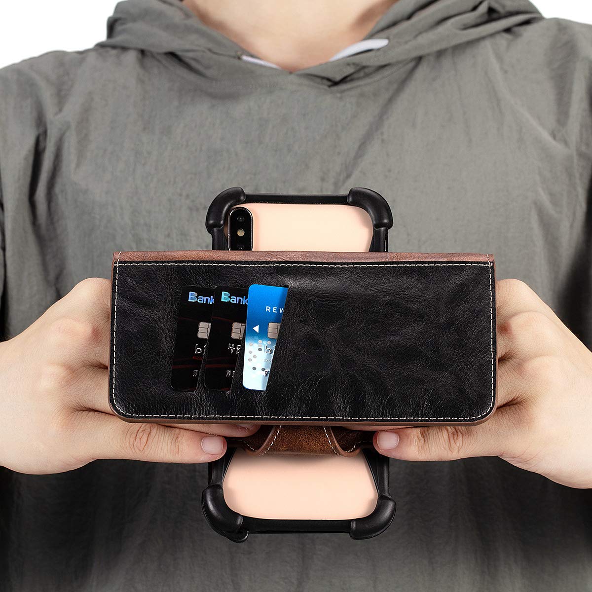 K-S-Trade high-quality & innovative phone case flip cover for Fairphone 4. Protective book-style case with 1x pouch.