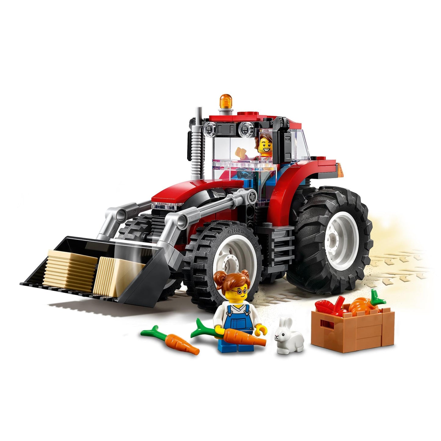 LEGO Icons Wildflower Bouquet set, artificial flowers & City Tractor toy, farm set with minifigures and animal figures, great gift for boys and girls aged 5+ 60287
