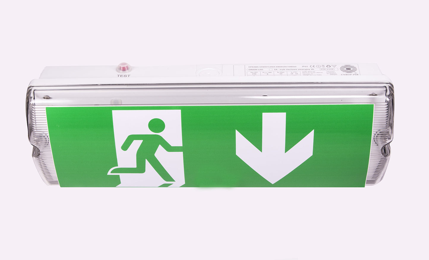 IP 65 LED continuous light emergency light emergency lighting emergency exit exit light emergency light exit EXIT (continuous light IP65)