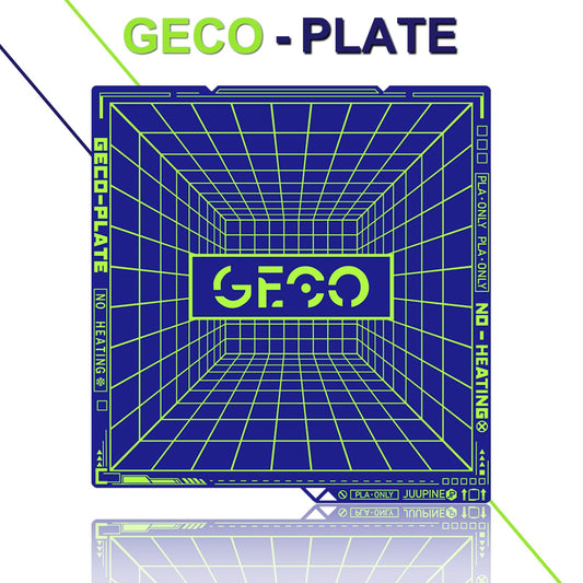 JUUPINE for 3D printer Kobra S1 printing platform cold plate GECO plate, No heating 264x276mm textured carbon plate hot bed, for Anycubic Cobra S1/Kobra S1 Combo