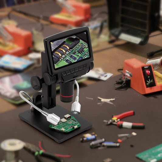 Andonstar ADSM301 HDMI 1080P Full HD Digital Microscope 260X Scope for PCB Circuit Board Soldering Tools Video Microscope with LCD Screen