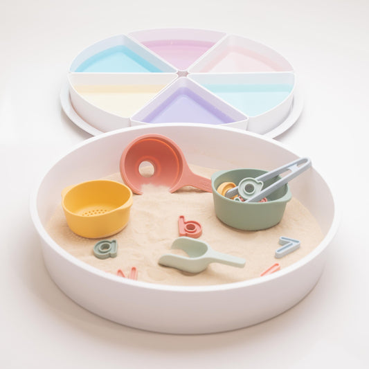Inspire My Play - Tuff Tray with Lid - Messy play tray for toddlers - Children's sensory play bowls - Developmental sensory toy for children with disabilities
