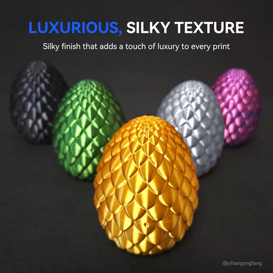 JAYO Silk PLA+ Filament 1.75mm 1.1kg*10 Silver, Neatly Wound, Dimensional Accuracy +/- 0.02MM, 3D Printer Filament