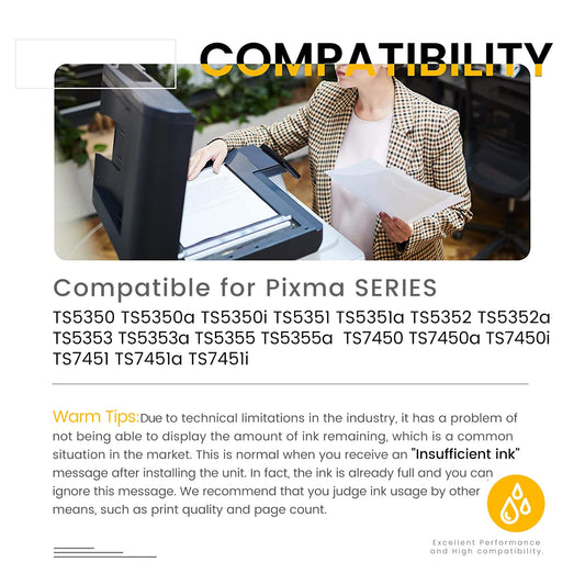 ATOPINK 560 561 cartridges, printer cartridges 560 561 XL replacement for Canon 560 561 cartridges multipack, PG 560 XL black and CL 561 XL for Canon Pixma TS5350 TS7450 TS5352 TS7451 TS5353 TS5351 TS5355