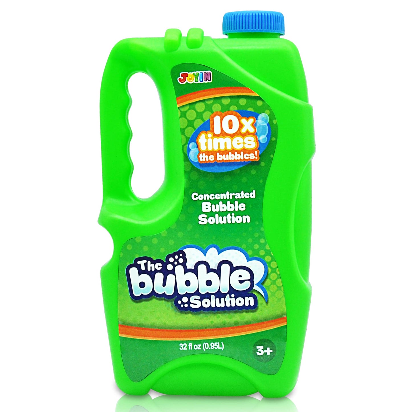 JOYIN 32 oz concentrated bubble solution (green) for kids, bubble liquid for boys and girls summer outdoor play, bubble blowing toys and prizes for the classroom