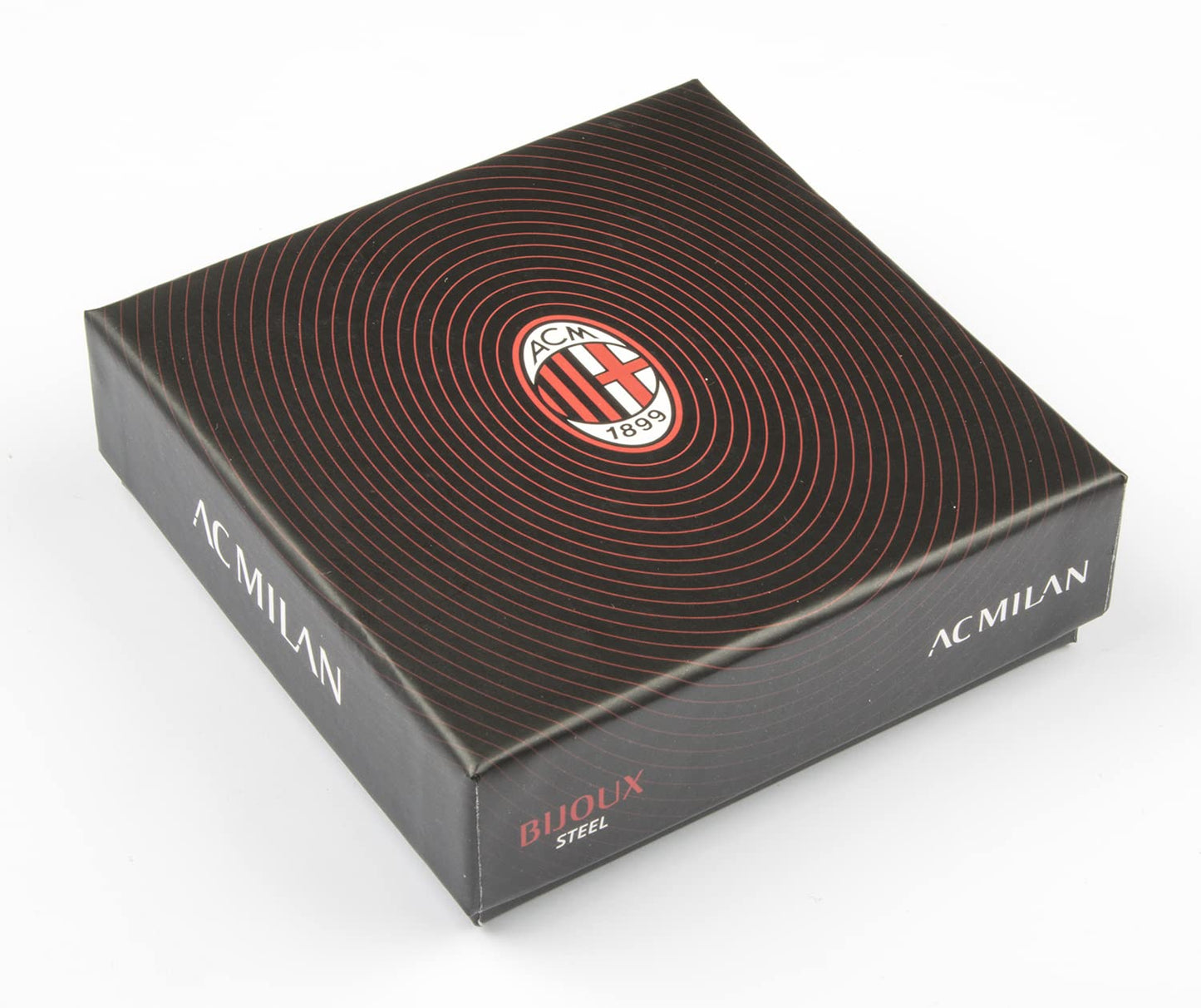 AC Milan stainless steel bracelet with enamel, one size, stainless steel, no emojis.