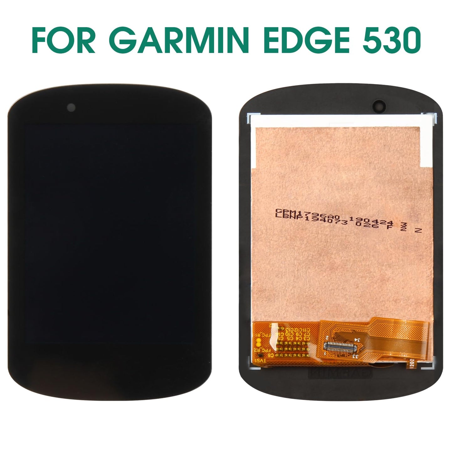 SRJTEK For Garmin Edge 530 Bike GPS LCD Screen Replacement Edge 530 LCD Display 530 Touch Digitizer Assembly Repair Parts Kits