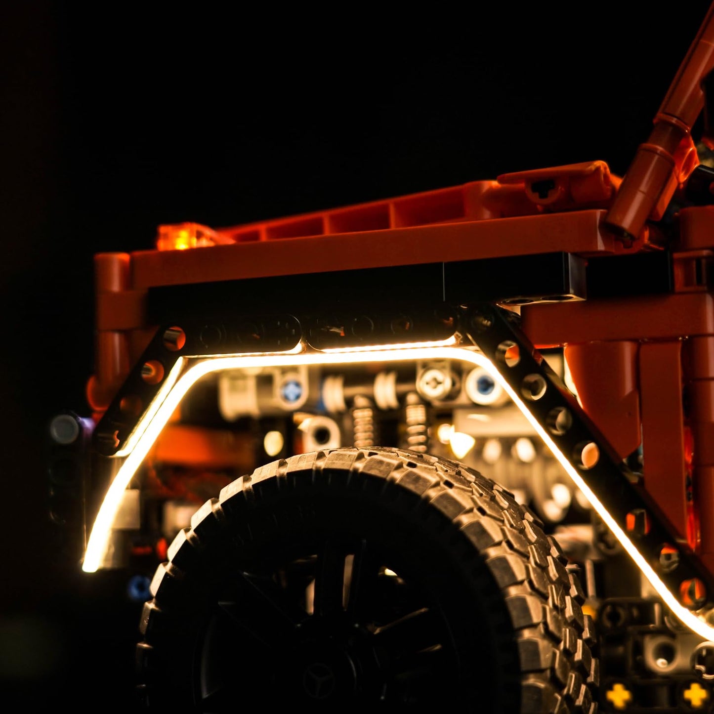 LED light set for Lego Technic Mercedes-Benz G 500 Professional Line (no Lego), decorative lighting set for Lego 42177 Mercedes-Benz G 500 Professional Line Creative Toy - Standard Version
