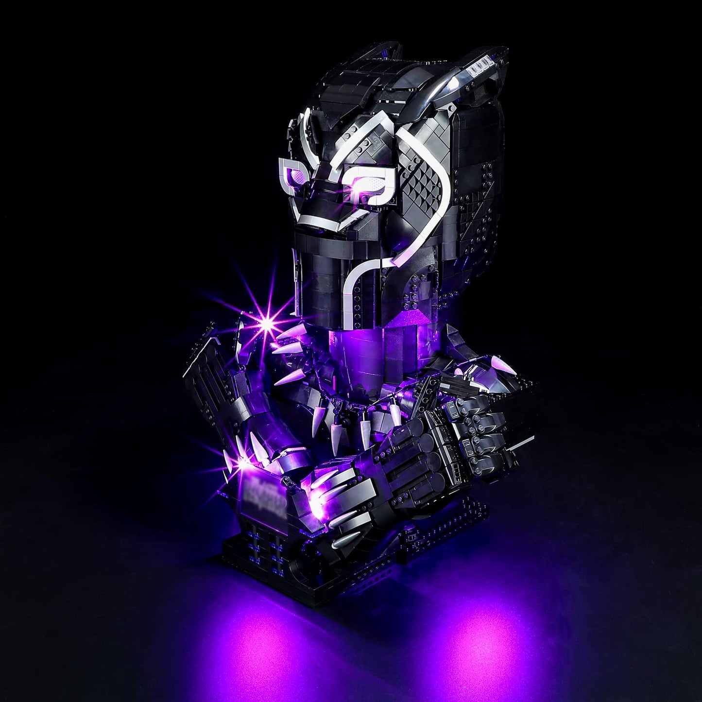 BRIKSMAX 76215 LED Light for LEGO Black Panther - Compatible with Lego Marvel Building Blocks Model - No Lego Set