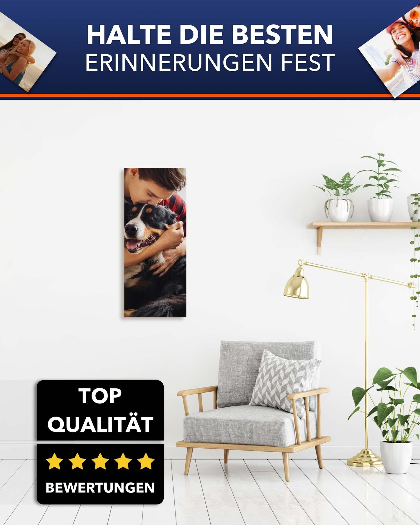 wandmotiv24 Acrylic Wall Art - Photo on Acrylic Glass with Online Preview - Personalized Glass Picture - Image with Custom Motif - Photo Gift - 30x30 cm