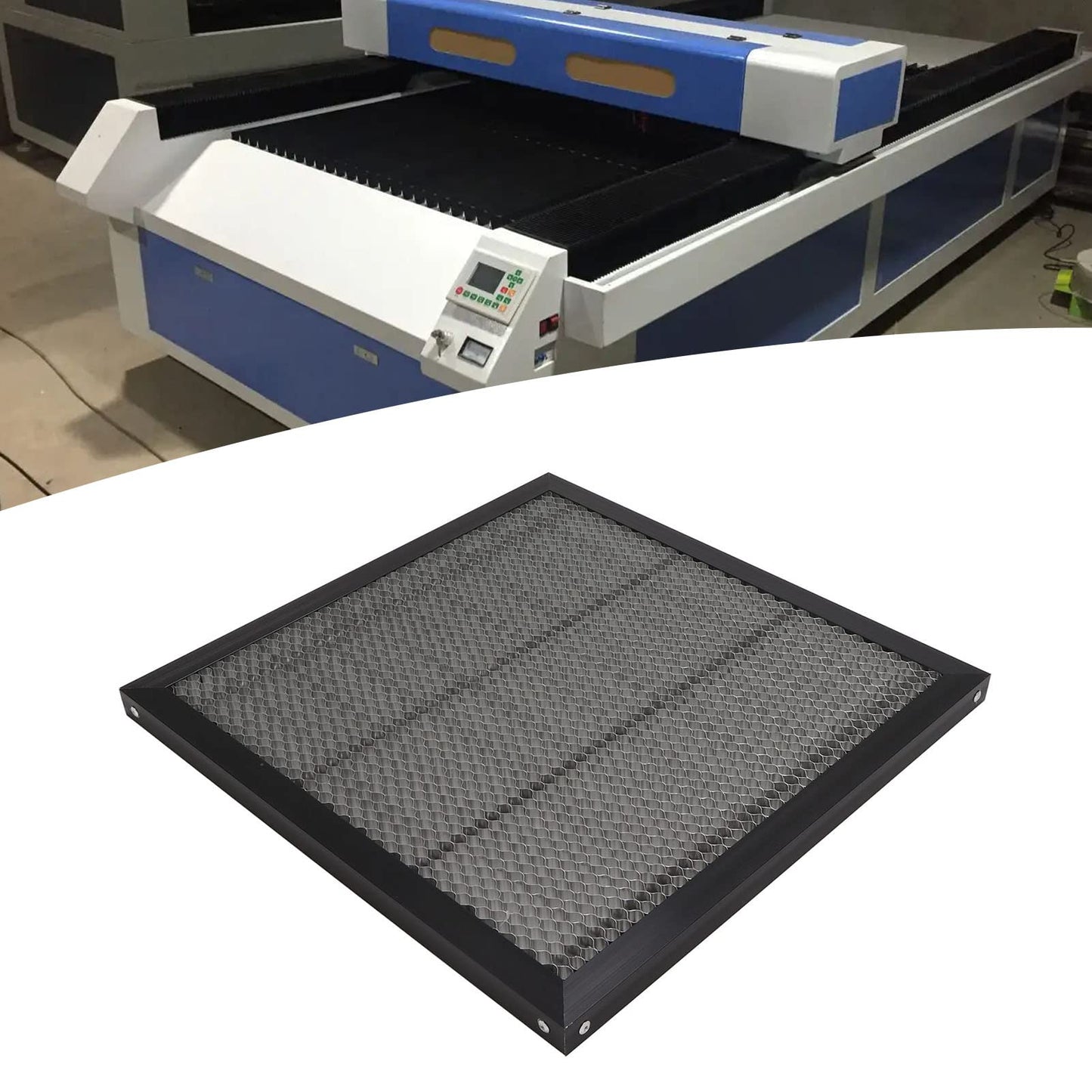 Aluminum honeycomb grid, 400x400 panel worktable for laser engravers, 400 x 400 mm aluminum alloy laser cutting machine platform, aluminum alloy laser bed worktable