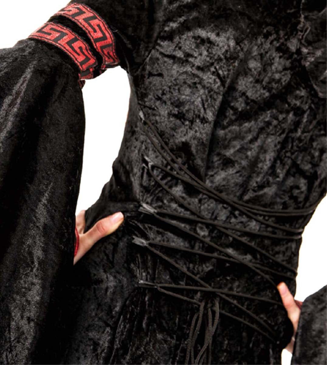 MAYLYNN Vampire Costume Gothic Witch Medieval Halloween Costume, Dual Sizes: Size S/M approx. 36 38