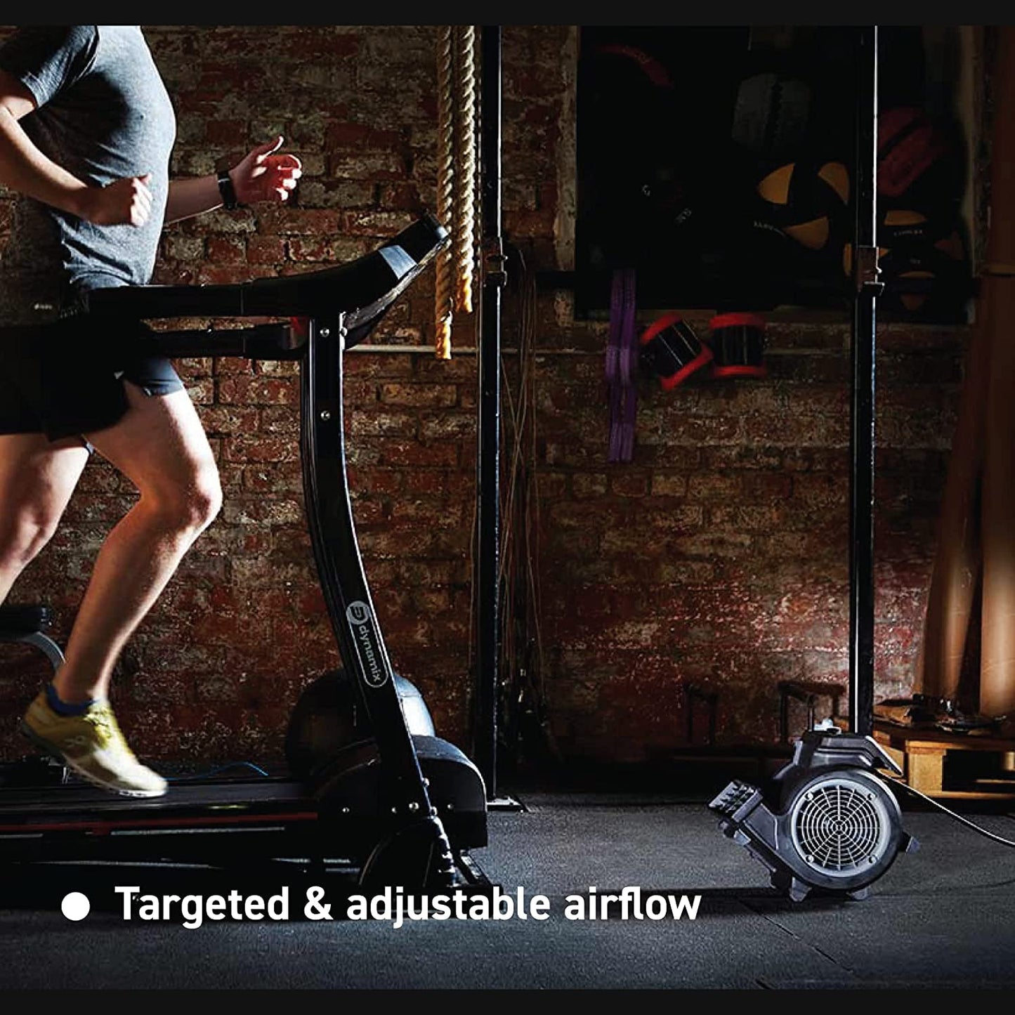 Vacmaster AM1202R Cardio54 gym floor fan with remote control. Bike fan. Quiet fan.