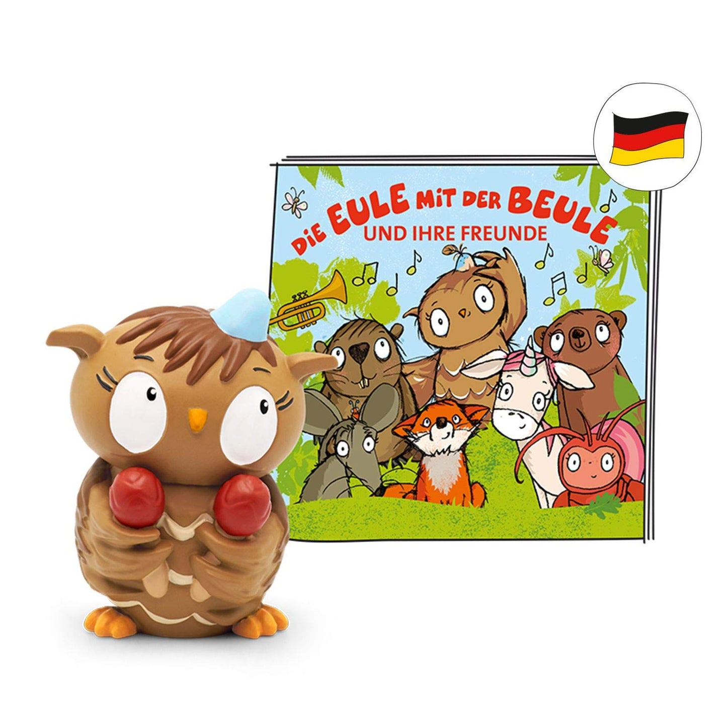 Tonies audio figurine for Toniebox & audio figurines for Toniebox, The Owl with the Bump and her friends - song album, children's songs for kids aged 3 and up, playtime approximately 41 minutes.