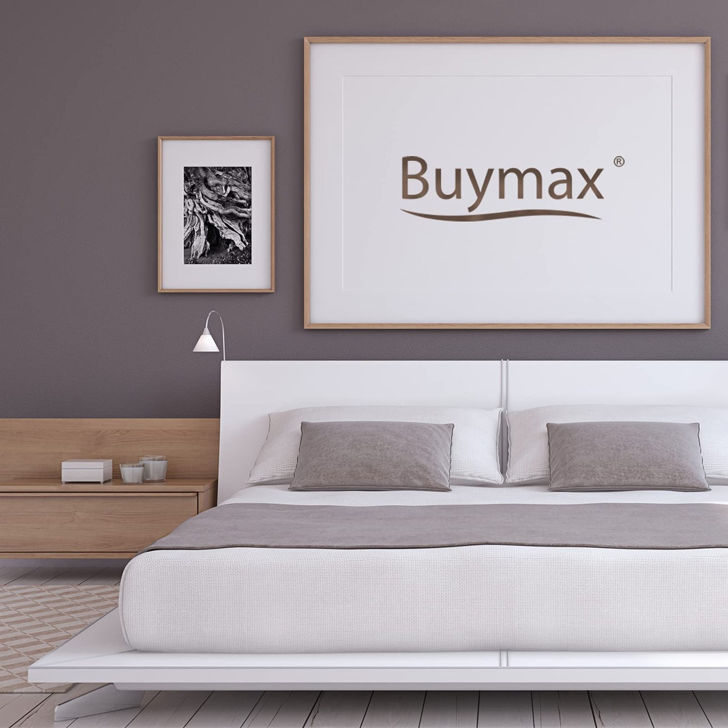 Buymax® bedding 135x200 100% cotton 2-piece duvet cover - bedding sets 135 x 200cm 1 x pillowcase 80x80cm, ÖKO-TEX Renforcé duvet cover set with zipper