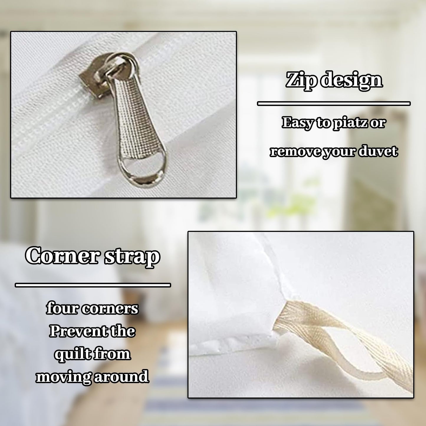 IUNTWEIE Horse Bedding 135x200, 3D Horse Bedding Sets with Zipper, Super Soft Comfortable Microfiber Bedding, 3-piece Duvet Cover 135 x 200 cm + 2 Pillowcase 50 x 75 (Horse-4, 135x200cm)