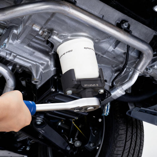 Spurtar oil filter wrench 60-80mm oil filter wrench universal car spring-loaded adjustable oil filter tool for oil changes on car motorcycle truck boat