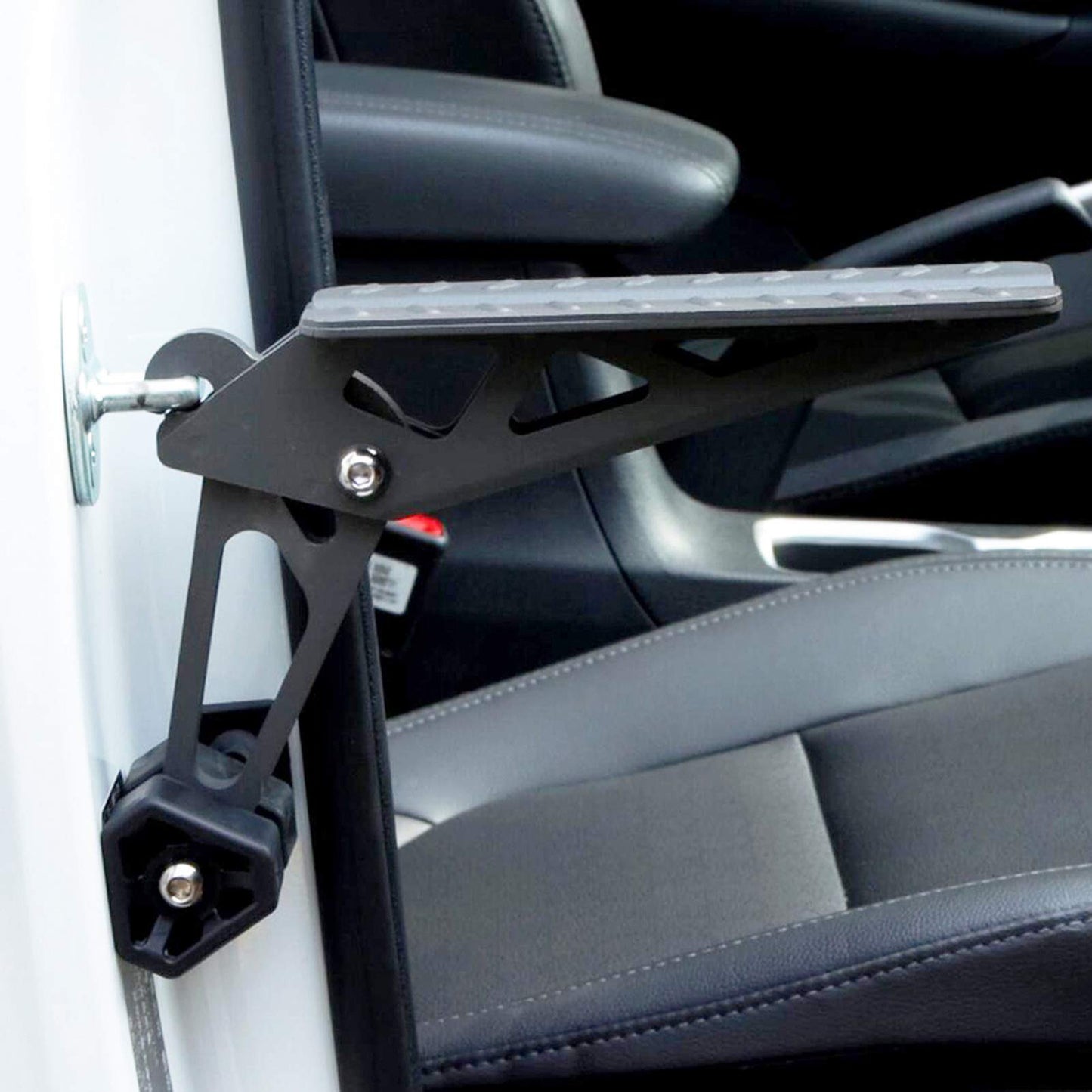 PHATRIP Car Doorstep Folding Car Door Pedal Foldable Steps for Easy Access to Roof Universal Doorstep Fits Vehicles with U-shaped Latch SUV, Jeep, RV