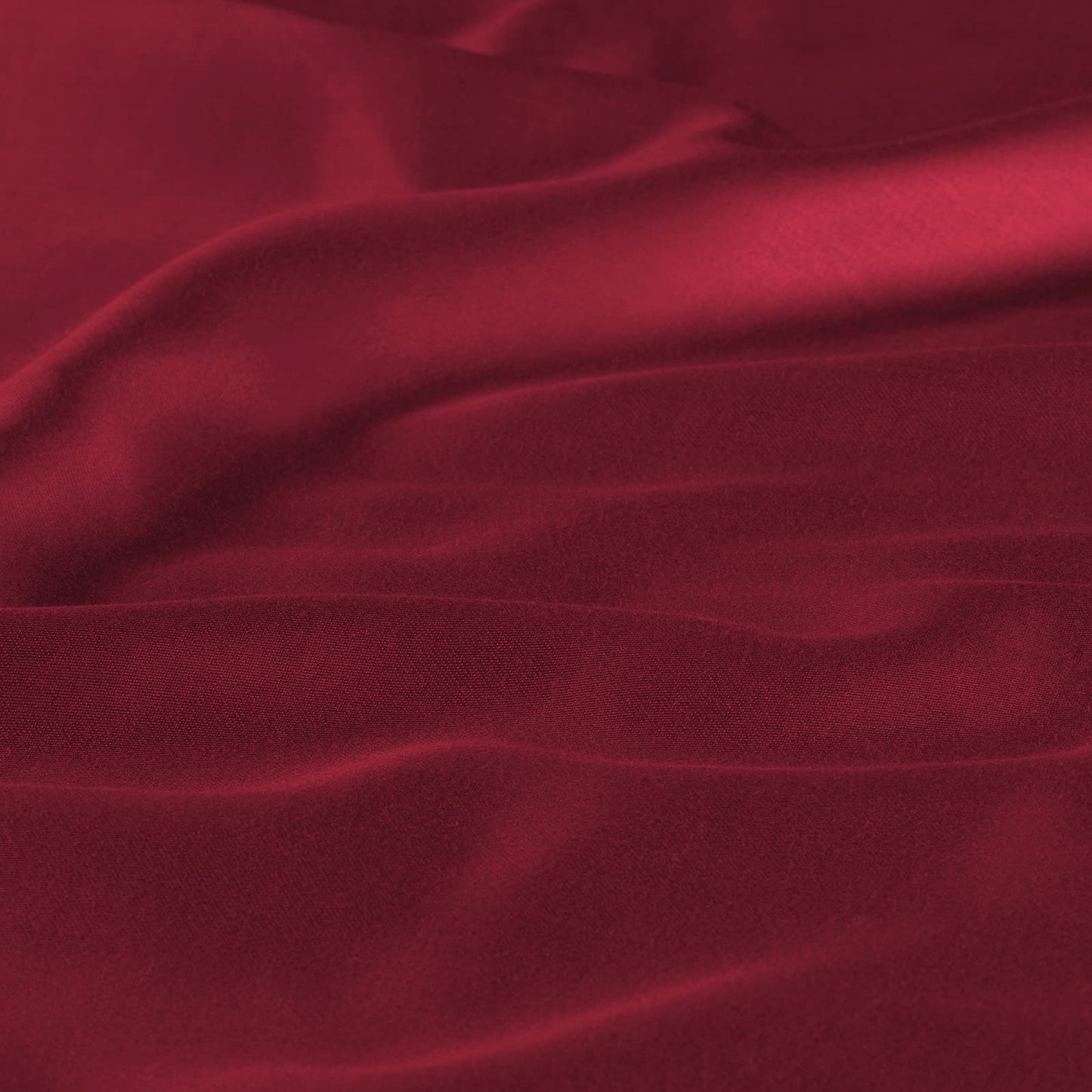 Pure Label 2-piece set of Mako satin pillowcases 40x80 cm made of 100% cotton in red - wonderfully soft pillowcases to match our bedding sets.