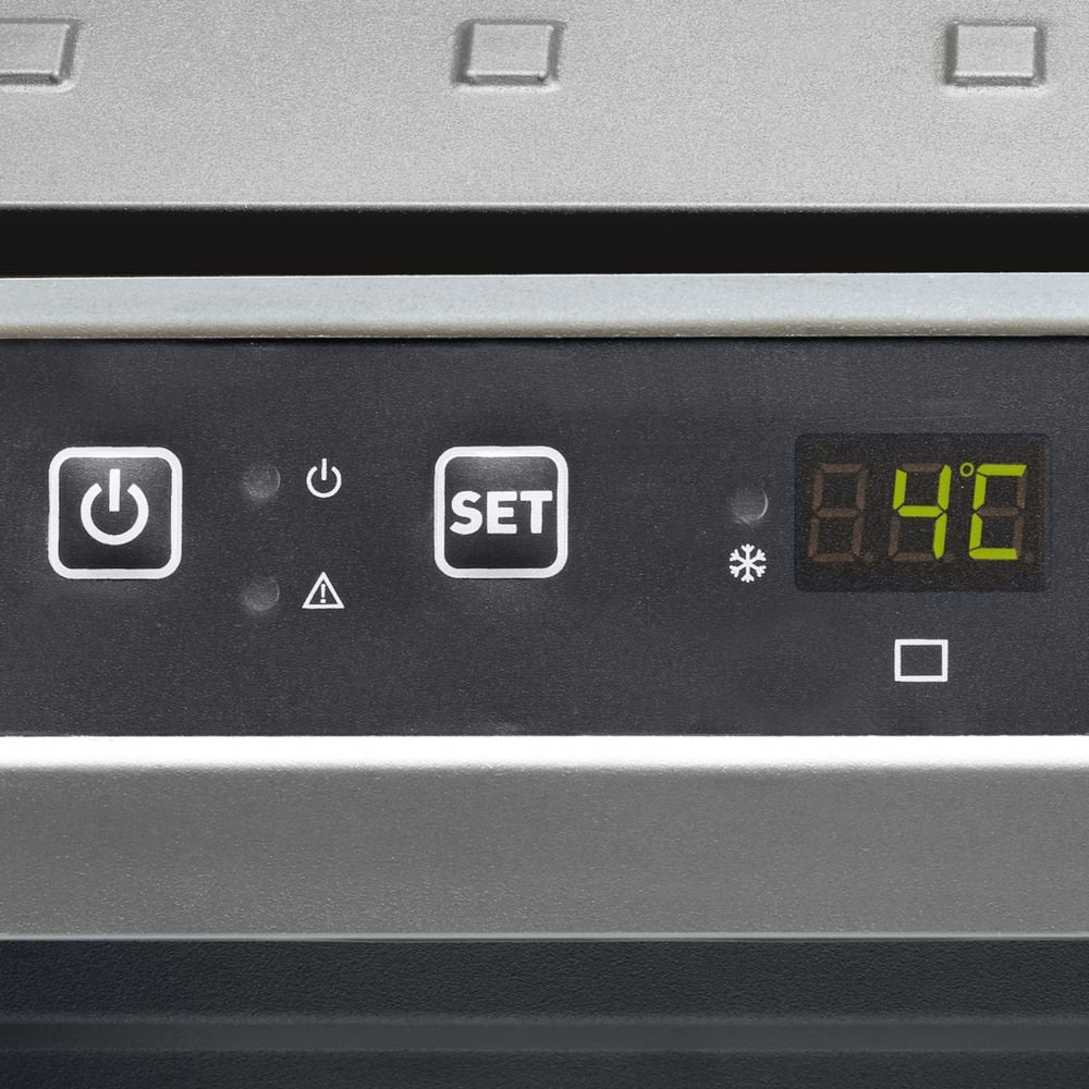 DOMETIC CFX 35 compressor cooler, 32 liters, 12/24 V and 230 V for car, truck, boat, RV, and socket, with USB connection.