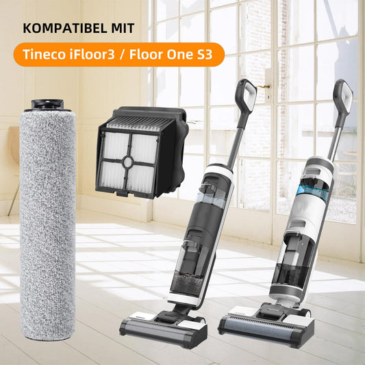 5-piece accessory set for Tineco iFloor3 / Floor One S3 wet and dry vacuum cleaner. Includes 2 brush rolls and 3 HEPA filters.