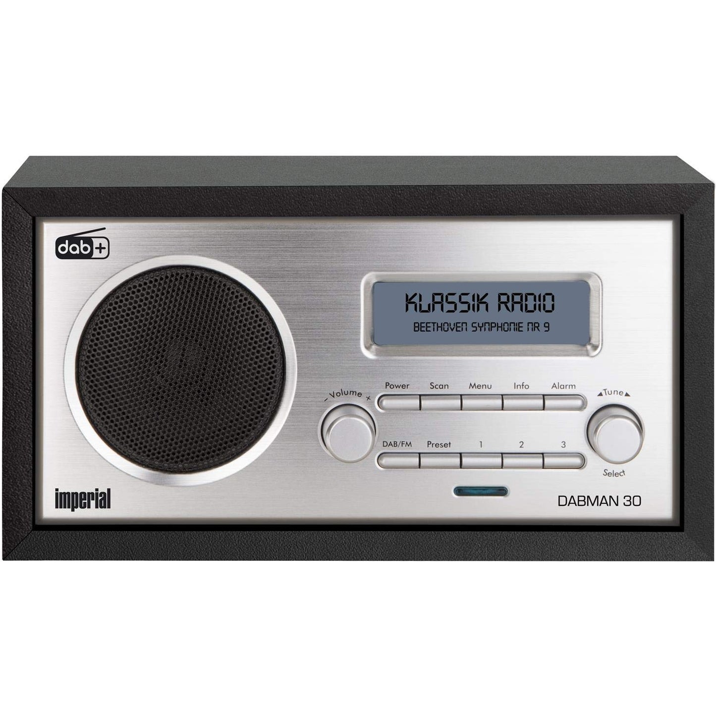 IMPERIAL DABMAN 30 - DAB+ Radio (digital radio, DAB+/DAB/FM, AUX-in, 3 station presets) - black