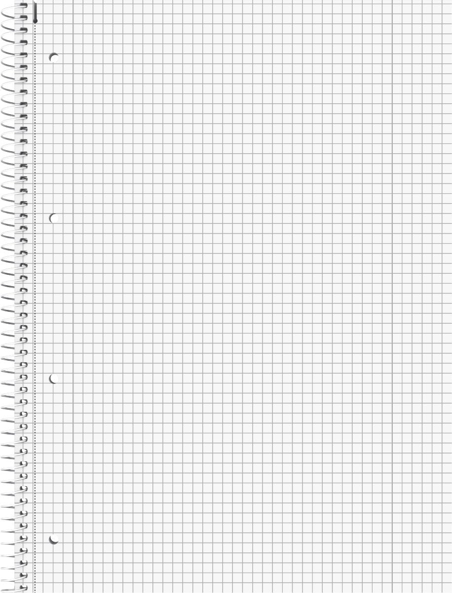 College notebooks student A4 size, ruling 27, lined 80 sheets + 5 fountain college notebooks 28 squared, white.