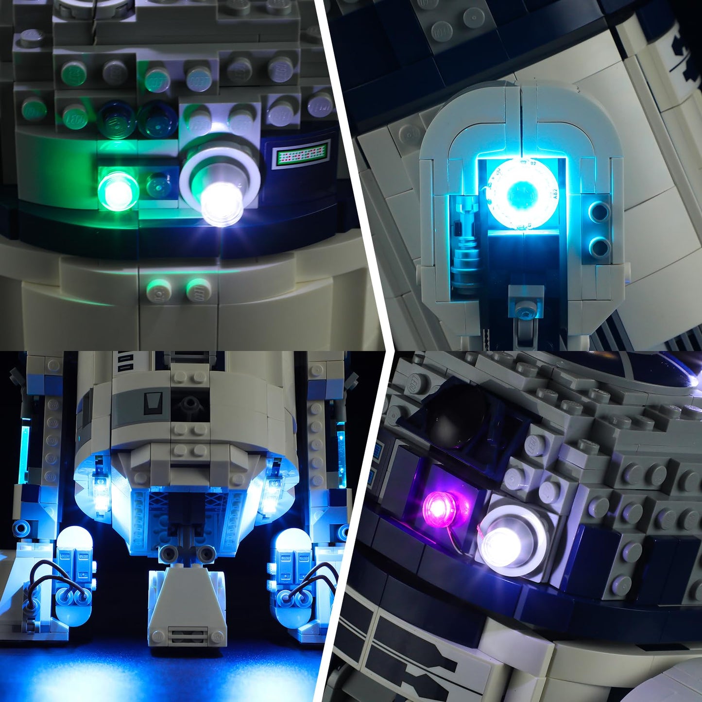 BRIKSMAX LED Light for Lego R2-D2 75379 - Compatible with Lego Star Wars building model - Without Lego Set