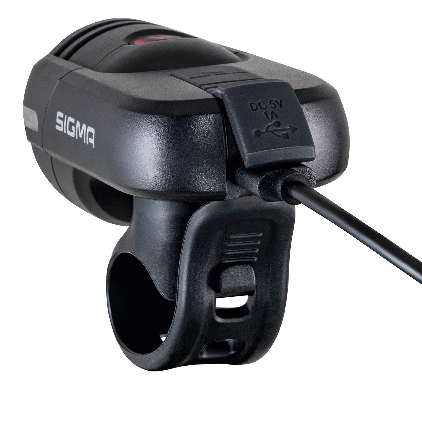 SIGMA LED bike light set Aura45/Nugget II with 45/15 lux | Rechargeable & splash-proof | Tool-free installation | 6-21h battery life | Front and rear bike lights LED set.