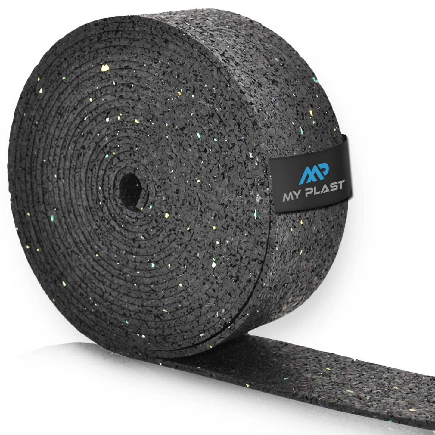 10,000 x 80 x 6mm terrace pad strips for terrace construction | Terrace pad roll made of rubber granules | Terrace spacers