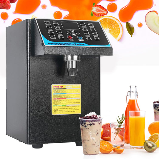 7.5L Fructose Quantitative Dispenser Machine Bubble Tea Fructose Dosing Machine Fructose Dispenser Syrup Dispenser Stainless Steel Fructose Outlet Sugar Dispenser for Milk Tea Coffee
