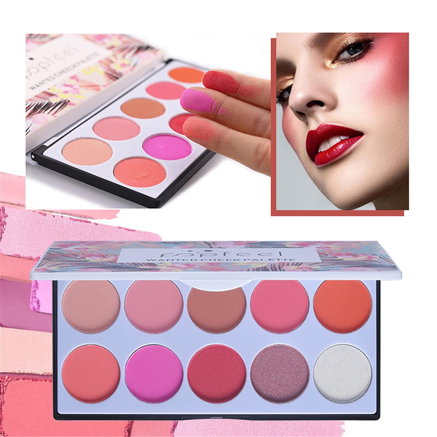 FantasyDay Multi-function Exquisite Makeup Gift Set Cosmetic Makeup Kit for Face, Eyes, and Lips - Makeup Palettes Makeup Case with Eyeshadow Palette, Lipstick, Blush, Mascara, Brushes