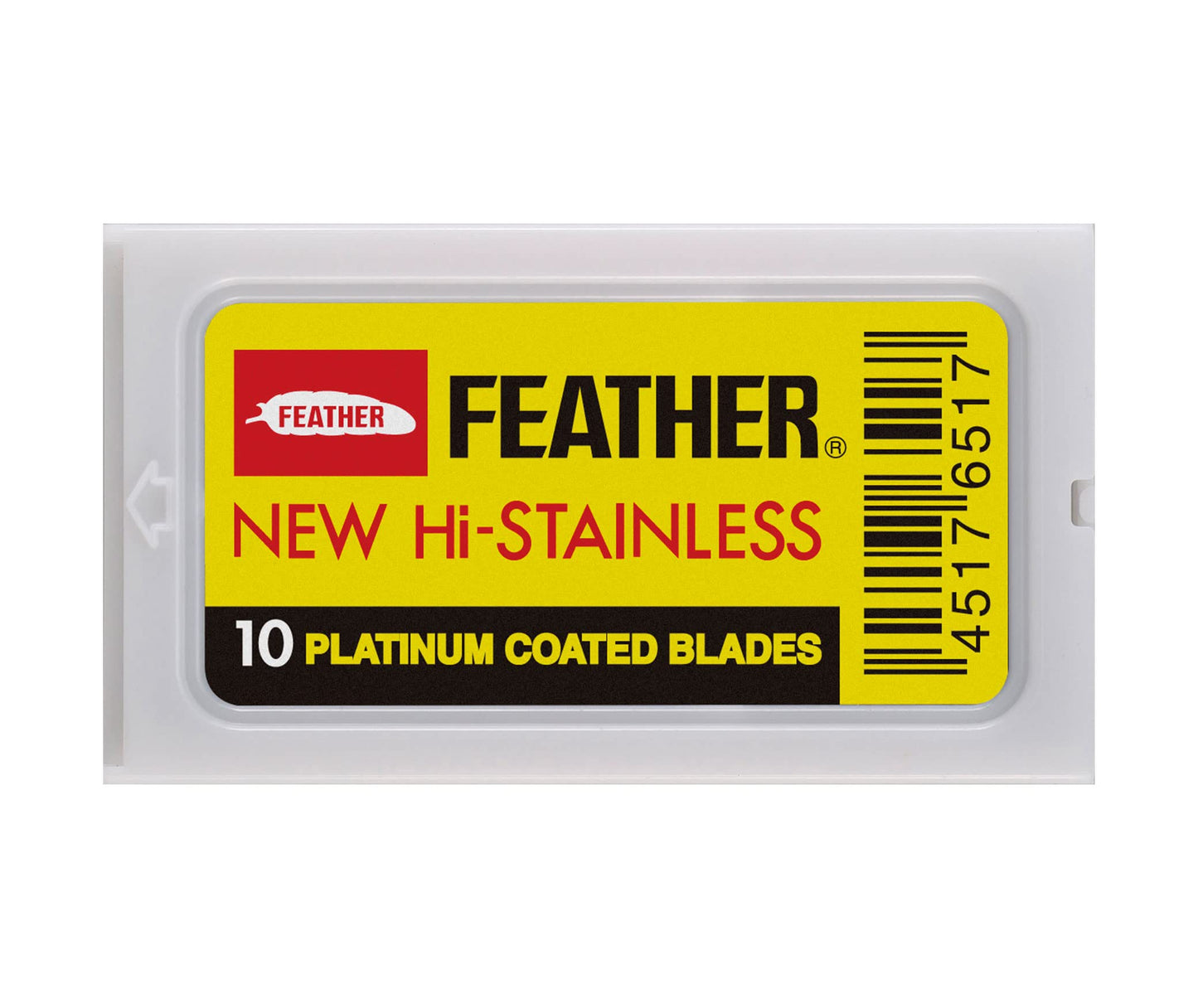 200 Feather Razor Blades NEW Hi-stainless Double Edge by Feather