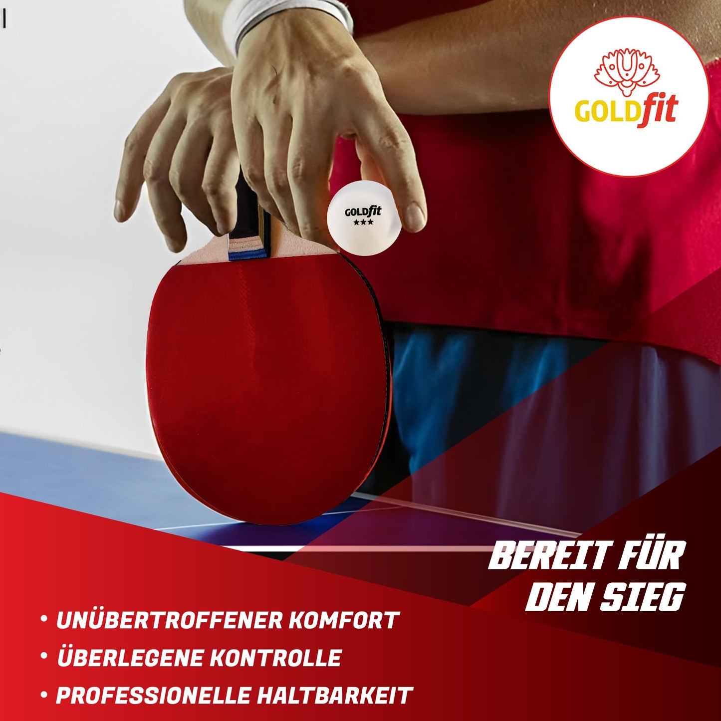 Table tennis racket set 2-pack, Ping Pong for beginners and pros, Outdoor table tennis set with 2 rackets + 3 balls, Table tennis paddles for leisure and competition, with protective cover.