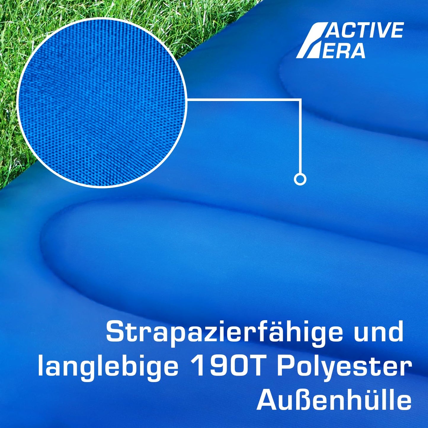 Active Era Sleeping Bag -3°C to 15°C for Summer, Spring, Autumn - Lightweight Outdoor and Indoor Sleeping Bag - Blue