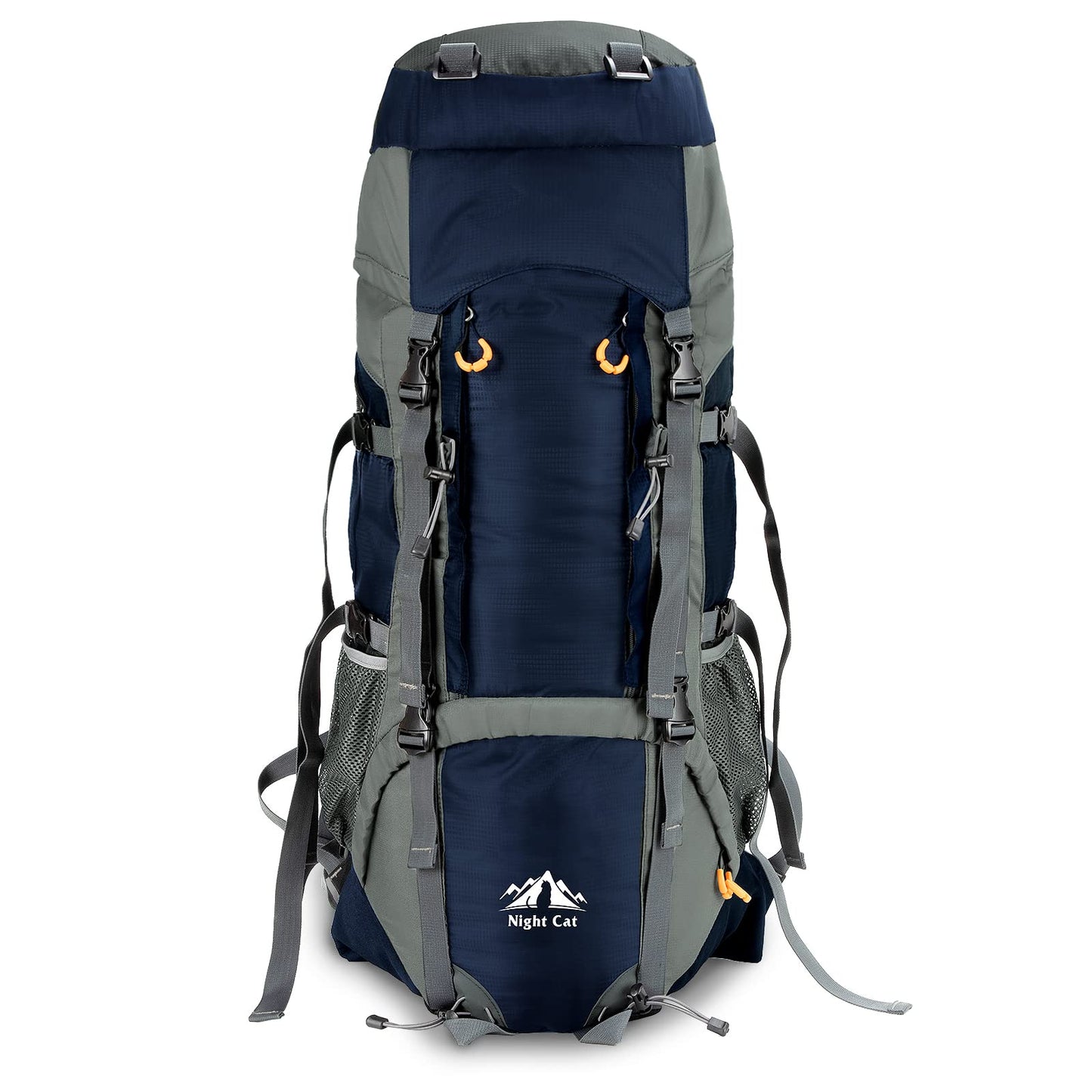 Night Cat Backpack 90L: Trekking Backpack Travel Backpack Men Women Breathable for Camping Trekking Mountaineering Climbing Bike Travel