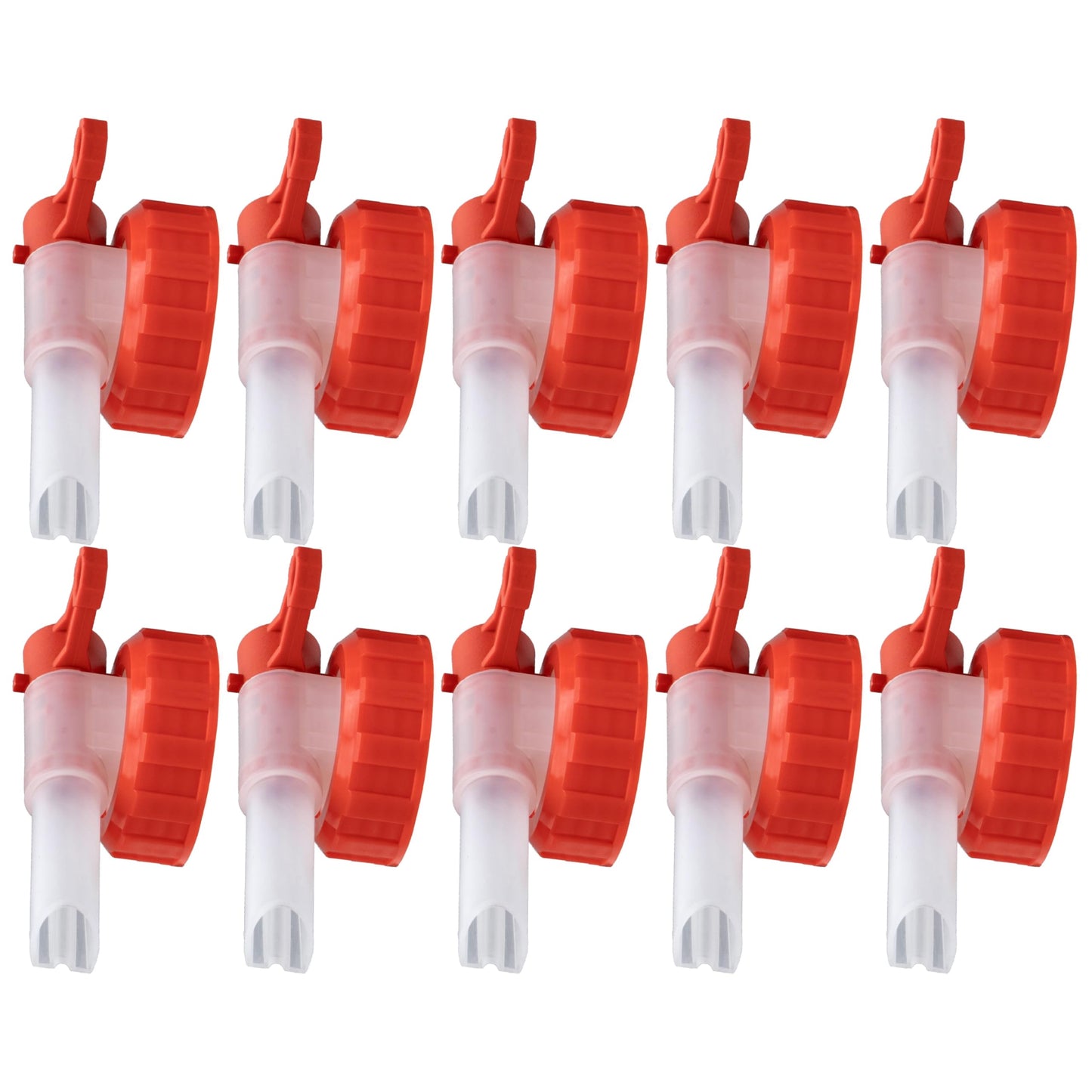 ISOLATECH SABEU Fluxx 10pcs. AH 13/45 HF tap for 2L and 3L canisters with DIN 45 thread outside 41.0mm Food-grade Transfer without gurgling