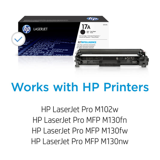 HP 17A (CF217A) Original Black Toner for HP LaserJet Pro M102, 1600 pages.