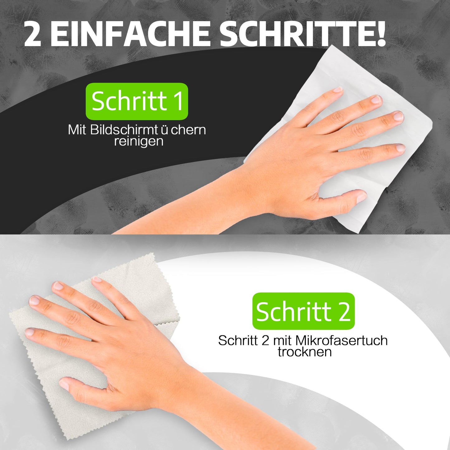 Screen cleaning wipes wet, EOTW microfiber cleaning cloths for computer screen, Apple iPad, iPod, iMac, and smartphone display (240)