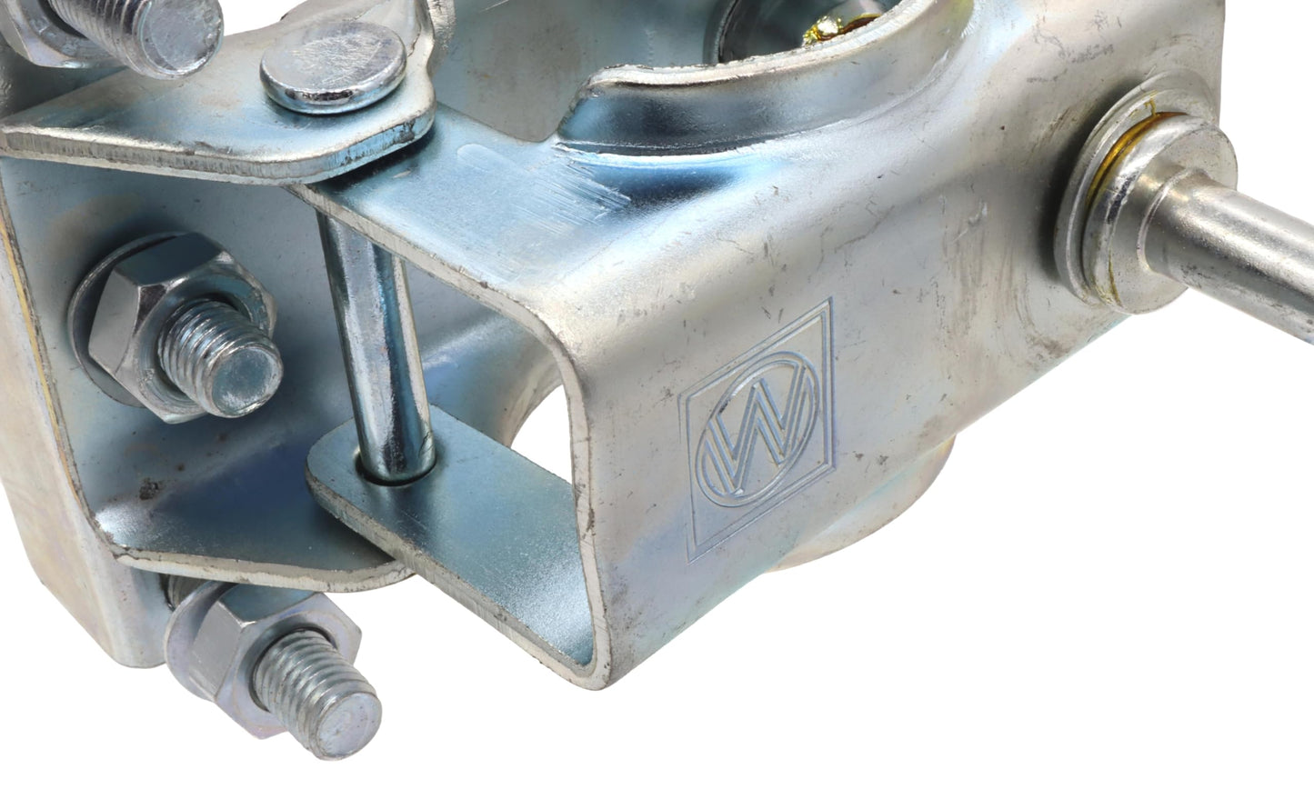 Winterhoff support wheel holder for 70mm round drawbars clamping bracket support wheel clamp 48mm trailer (optional with support wheel) (holder)