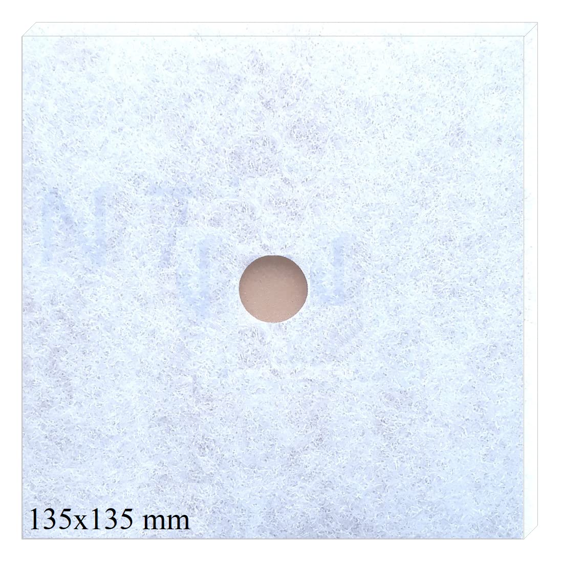 50 Maico replacement filter ZF 60/100 for all ER, ER-AP, ER-APB models (ER 60/100 series) - 135x135 mm - Inner hole ø 22 mm - Filter class G2 - Maico part number: 0093.0680 - Ventilation fan filter