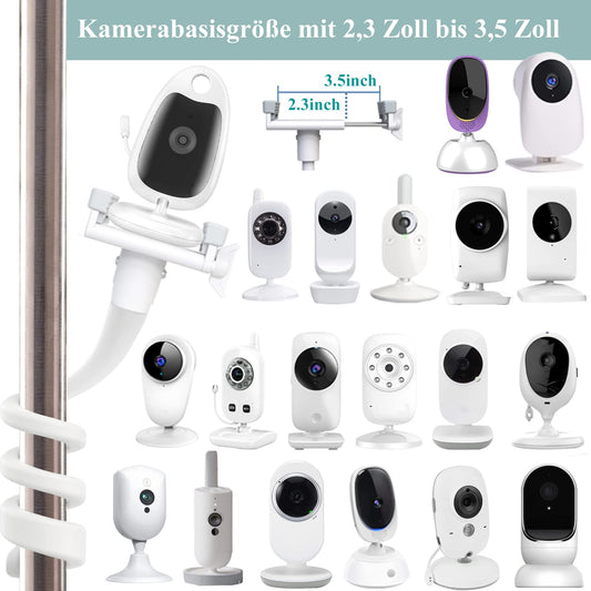 EYSAFT baby monitor mount, camera holder compatible with Philips Avent/GHB/BOIFUN/Eufy baby monitors. Smartphone holder compatible with most baby monitors.
