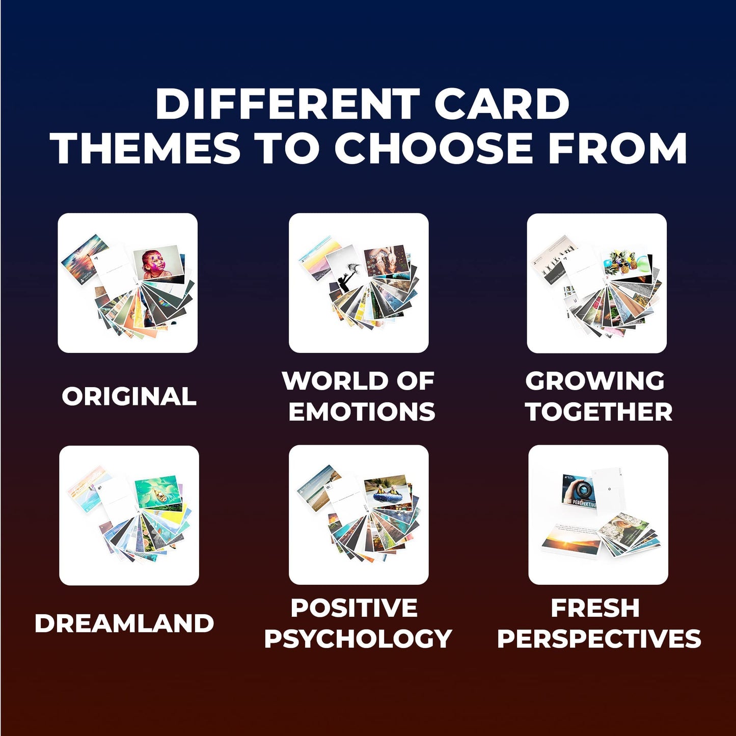 metaFox 'Positive Psychology' - For Coaching and Therapy - Inspirational and Mindfulness Cards, Positive Affirmations for Coaching, Motivational Postcards