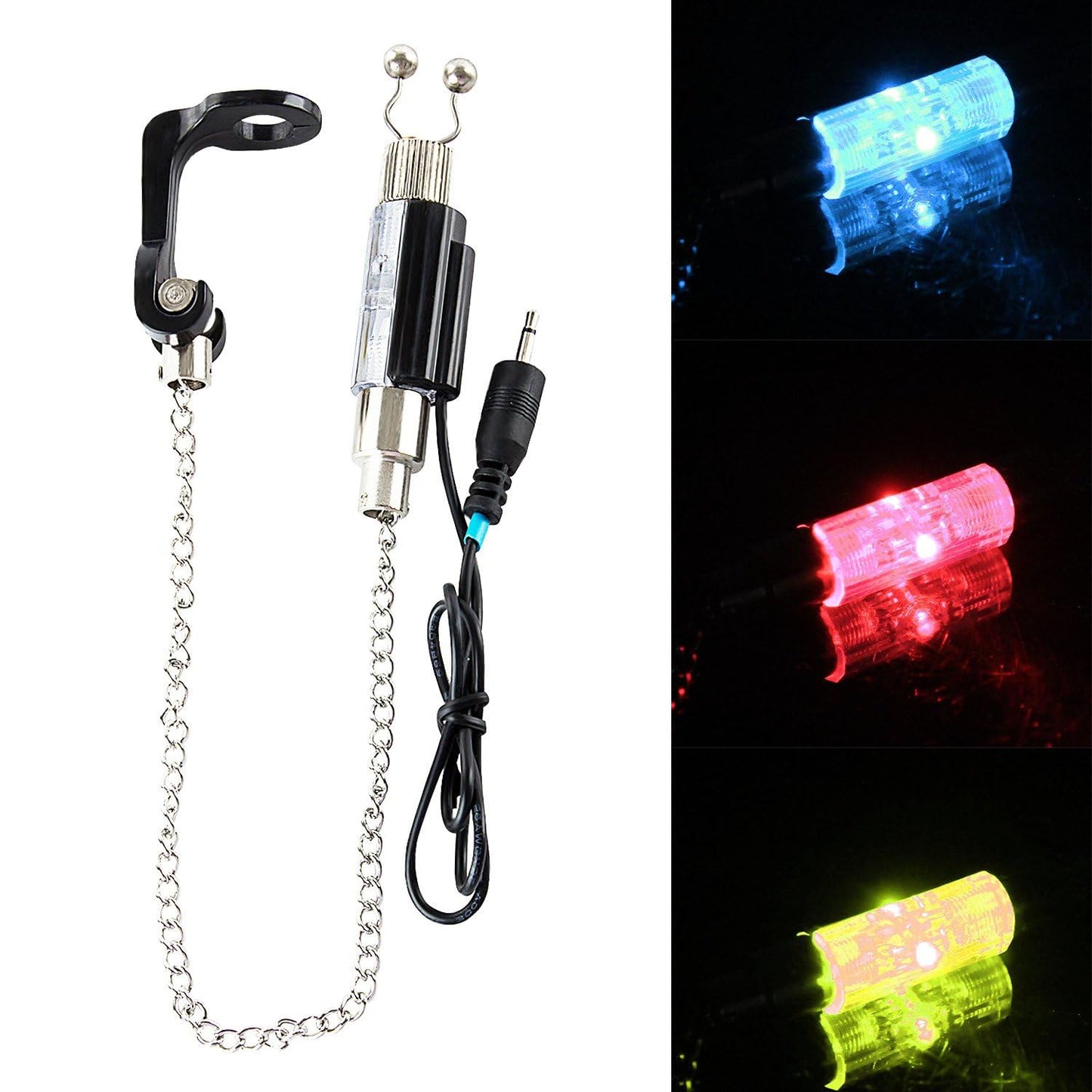 Disco ball fishing bite alarm tackle carp with speaker indicators bite alarm/swinger set fish finders tools