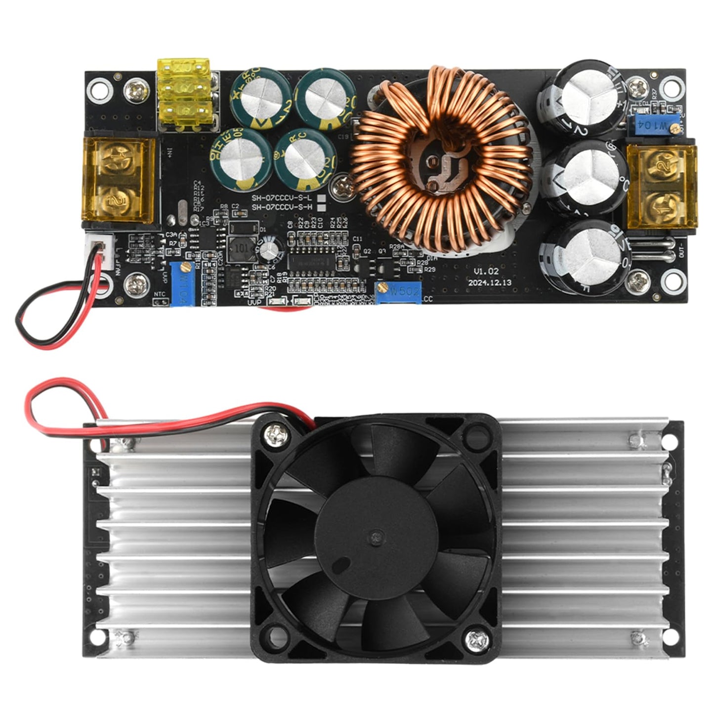 Aideepen Step Up Converter, 1800W 40A DC-DC Boost Converter, adjustable constant voltage and constant current 14-85V to 14-120V
